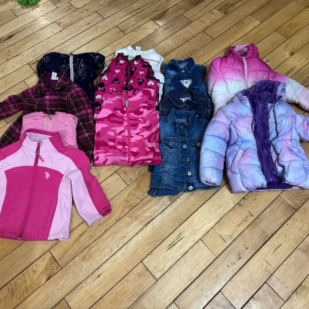 4T Girls Outerwear Lot